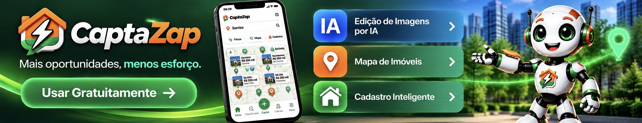 CaptaZap — Mais oportunidades, menos esforço