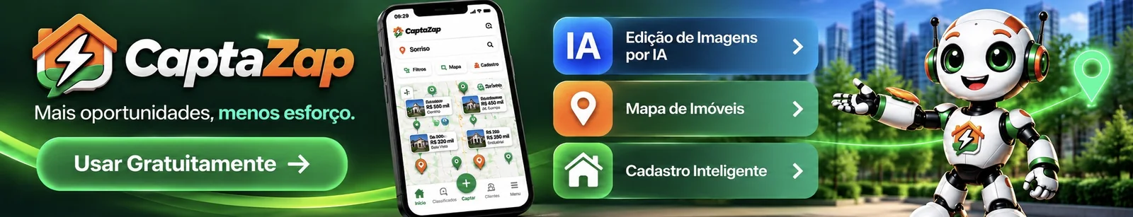CaptaZap — Mais oportunidades, menos esforço